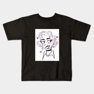 Cheeky Glance from a Short-Haired Beauty Kids T-Shirt